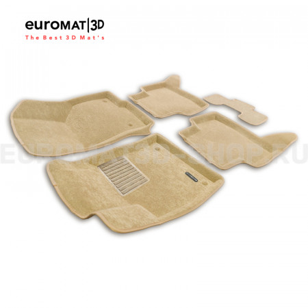 Текстильные 3D коврики Euromat3D Business в салон для Audi A3 (2014-) № EMC3D-004507T Бежевые Текстильные 3D коврики Euromat3D Business в салон для Audi A3 (2014-) № EMC3D-004507T Бежевые