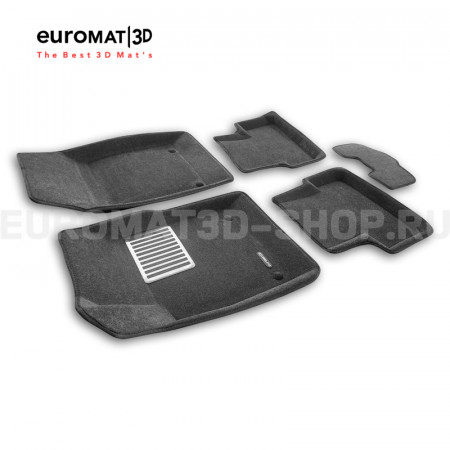 Текстильные 3D коврики Euromat3D Lux в салон для Chevrolet Cruze (2009-) № EM3D-001504G Серые Текстильные 3D коврики Euromat3D Lux в салон для Chevrolet Cruze (2009-) № EM3D-001504G Серые