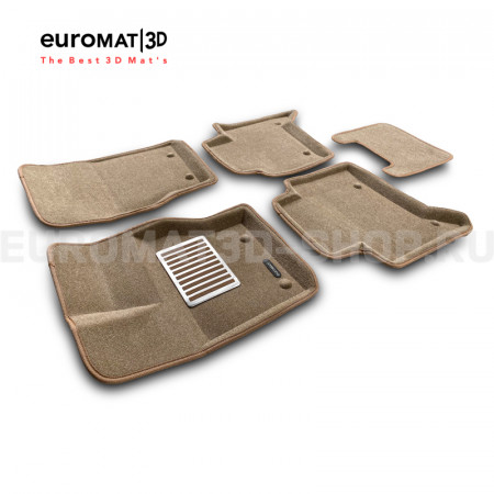 Текстильные 3D коврики Euromat3D Lux в салон для Land Rover Discovery V (2017-) № EM3D-003102T Бежевый Текстильные 3D коврики Euromat3D Lux в салон для Land Rover Discovery V (2017-) № EM3D-003102T Бежевый