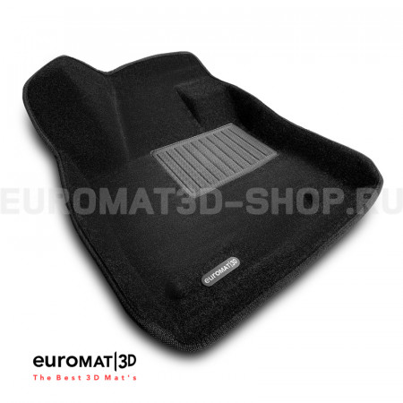 Текстильные 3D коврики Euromat3D Premium в салон для Infiniti QX50 (2018-) № EMPR3D-002804