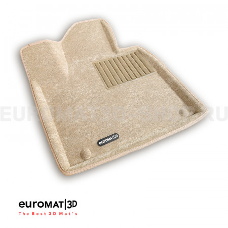 Текстильные 3D коврики Euromat3D Business в салон для Hyundai Santa Fe (2018-) № EMC3D-002704T Бежевые Текстильные 3D коврики Euromat3D Business в салон для Hyundai Santa Fe (2018-) № EMC3D-002704T Бежевые