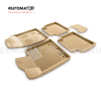 Текстильные 3D коврики Euromat3D Business в салон для Hyundai Sonata (2017-) № EMC3D-002929T Бежевые Текстильные 3D коврики Euromat3D Business в салон для Hyundai Sonata (2017-) № EMC3D-002929T Бежевые