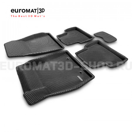 3D коврики Euromat3D EVA в салон для Nissan Juke (2011-) № EM3DEVA-003701