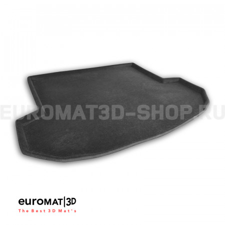 Текстильный 3D Коврик Euromat в багажник Для Hyundai Santa Fe (2013-2017) № EMT3D-002723