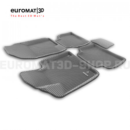 3D коврики Euromat3D EVA в салон для Hyundai Tucson (2021-) № EM3DEVA-002711G Серые 3D коврики Euromat3D EVA в салон для Hyundai Tucson (2021-) № EM3DEVA-002711G Серые