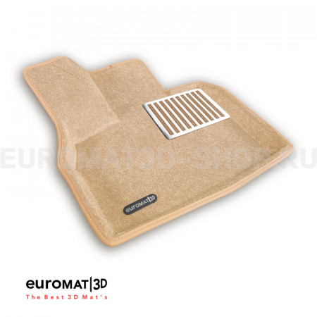Текстильные 3D коврики Euromat3D Lux в салон для Tenet T8 (2025-) № EM3D-001446T Бежевые