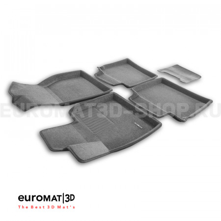 Текстильные 3D коврики Euromat3D Business в салон для Hongqi HS5 (2019-) № EMC3D-001480G Серые Текстильные 3D коврики Euromat3D Business в салон для Hongqi HS5 (2019-) № EMC3D-001480G Серые
